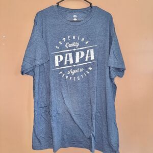 Celebrate Quality Papa Men's Father's Day Short Sleeve Tee T-Shirt Size 3XL